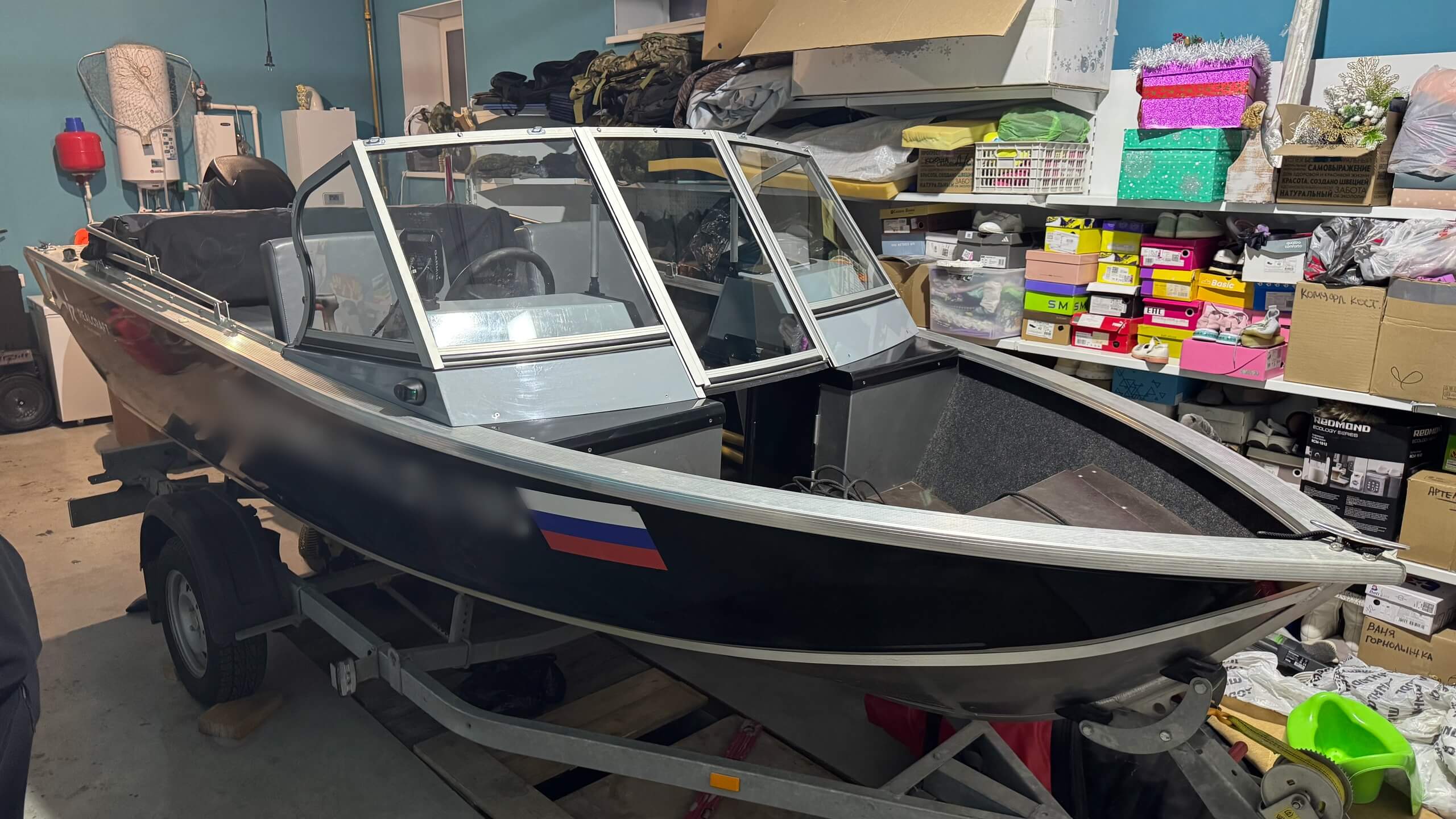 Тент на лодку Realcraft 440/Салют 440