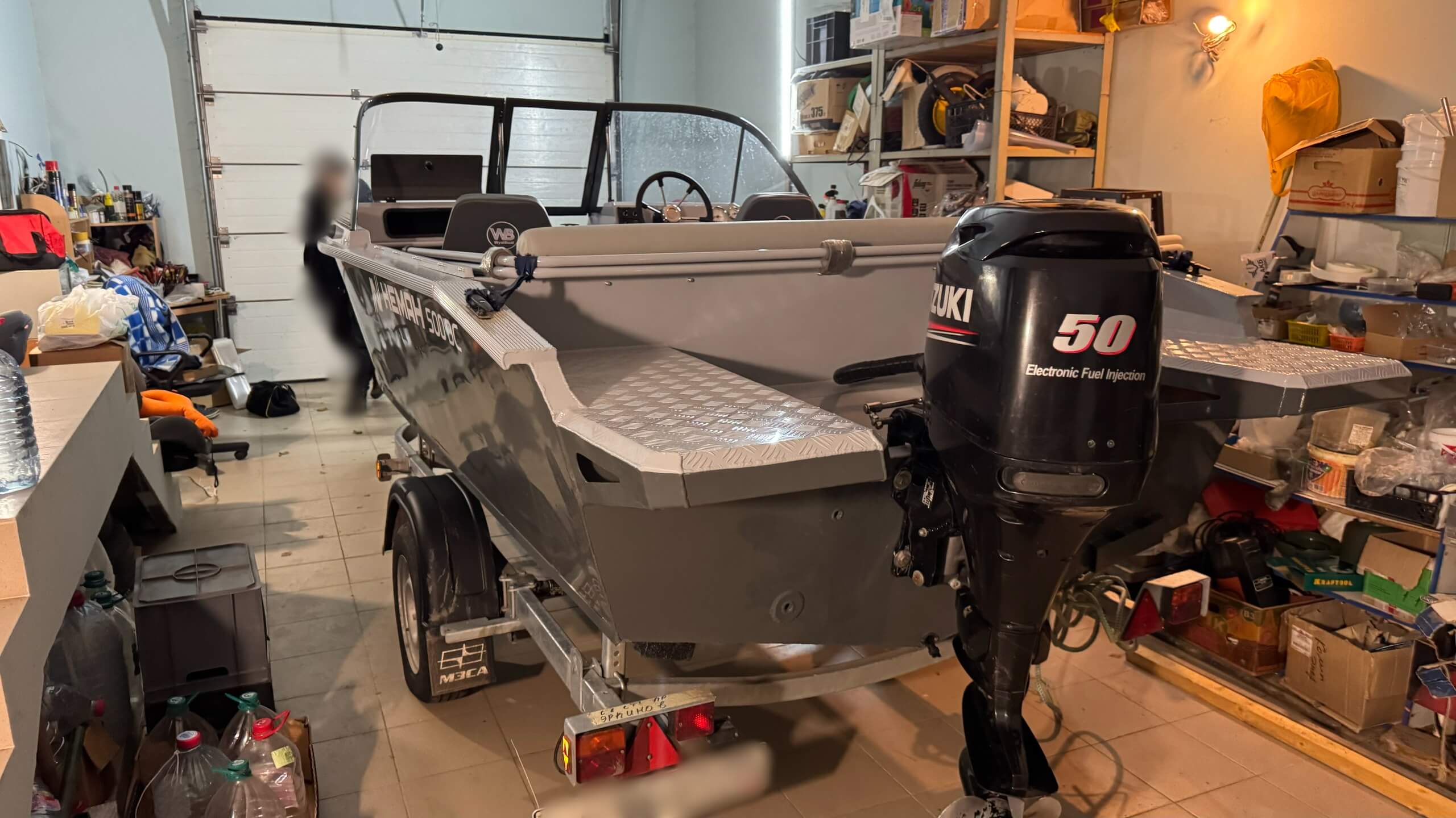 Тент на лодку Неман 500 DC NEW (тупой/острый нос)