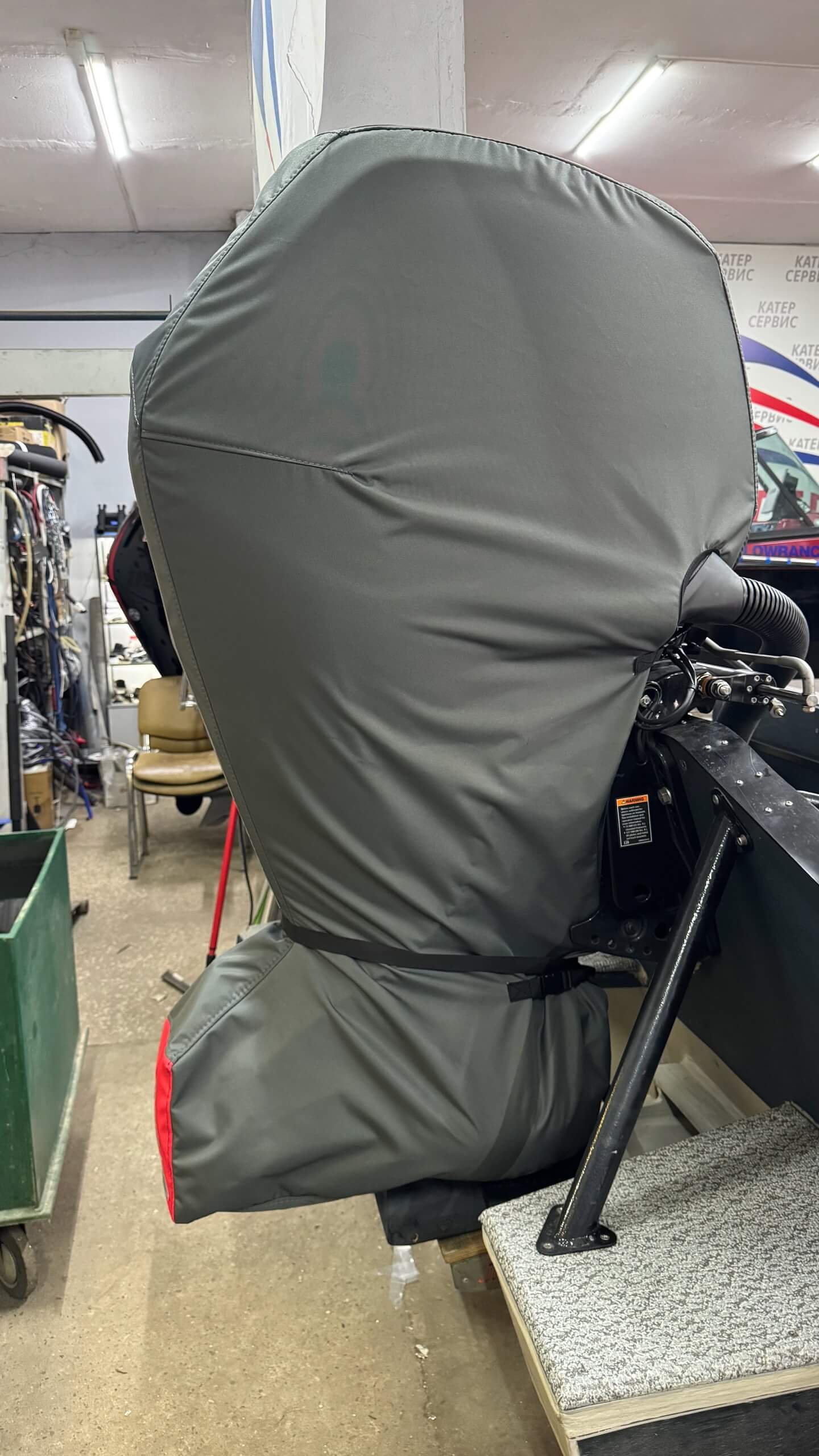 Чехол для мотора Mercury ME F 80/100/115 ELPT Jet EFI (4т) ВОДОМЕТ