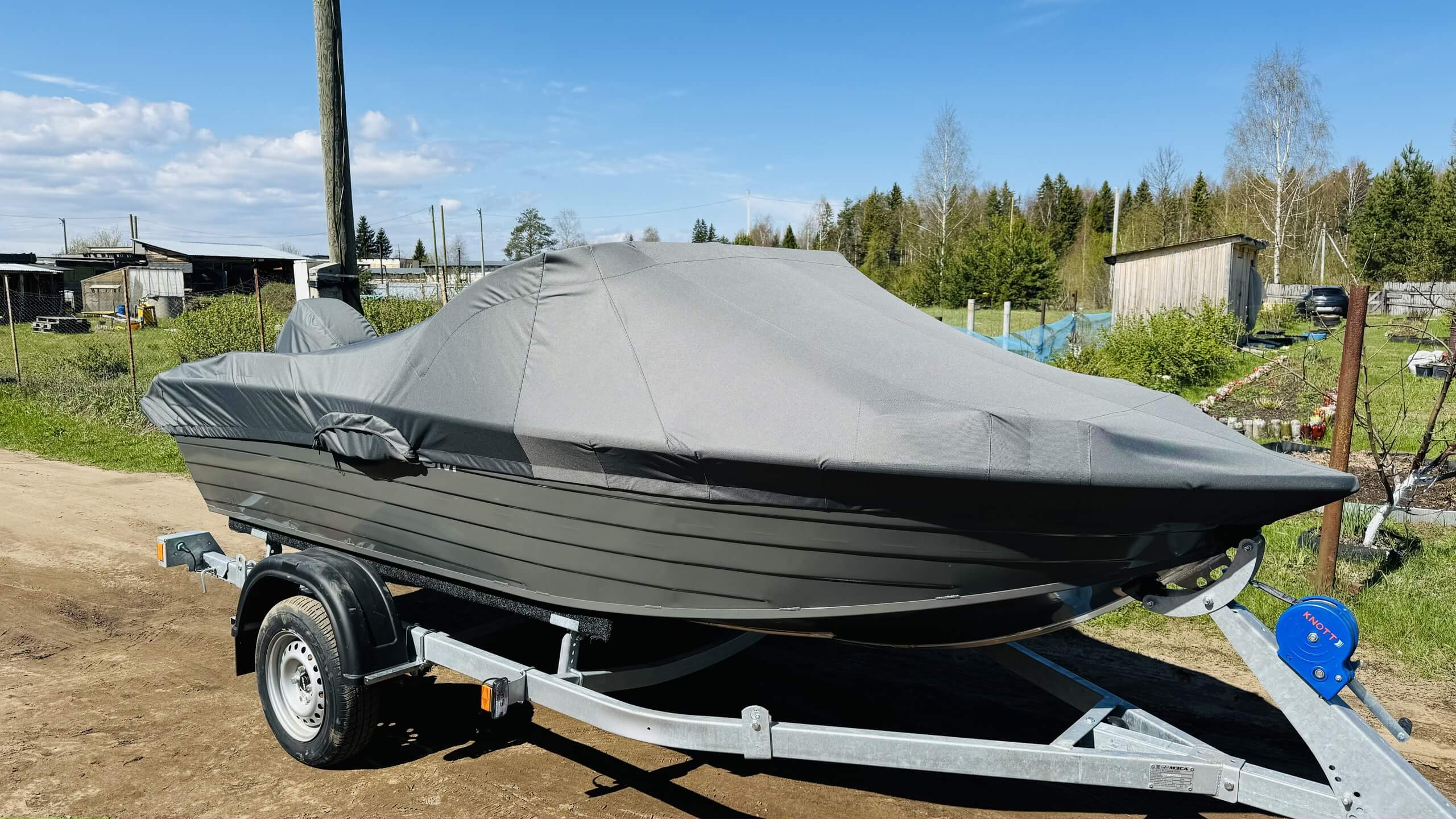 Тент на лодку Неман-400 DCM NEW
