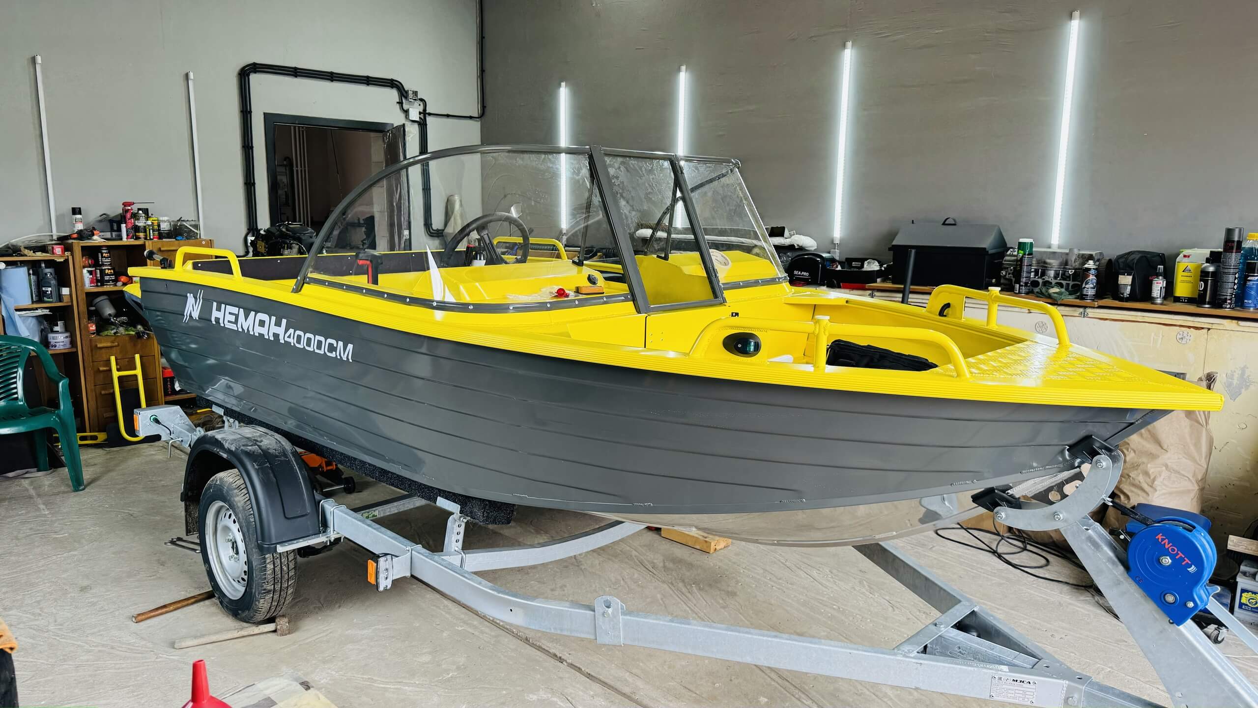 Тент на лодку Неман-400 DCM NEW