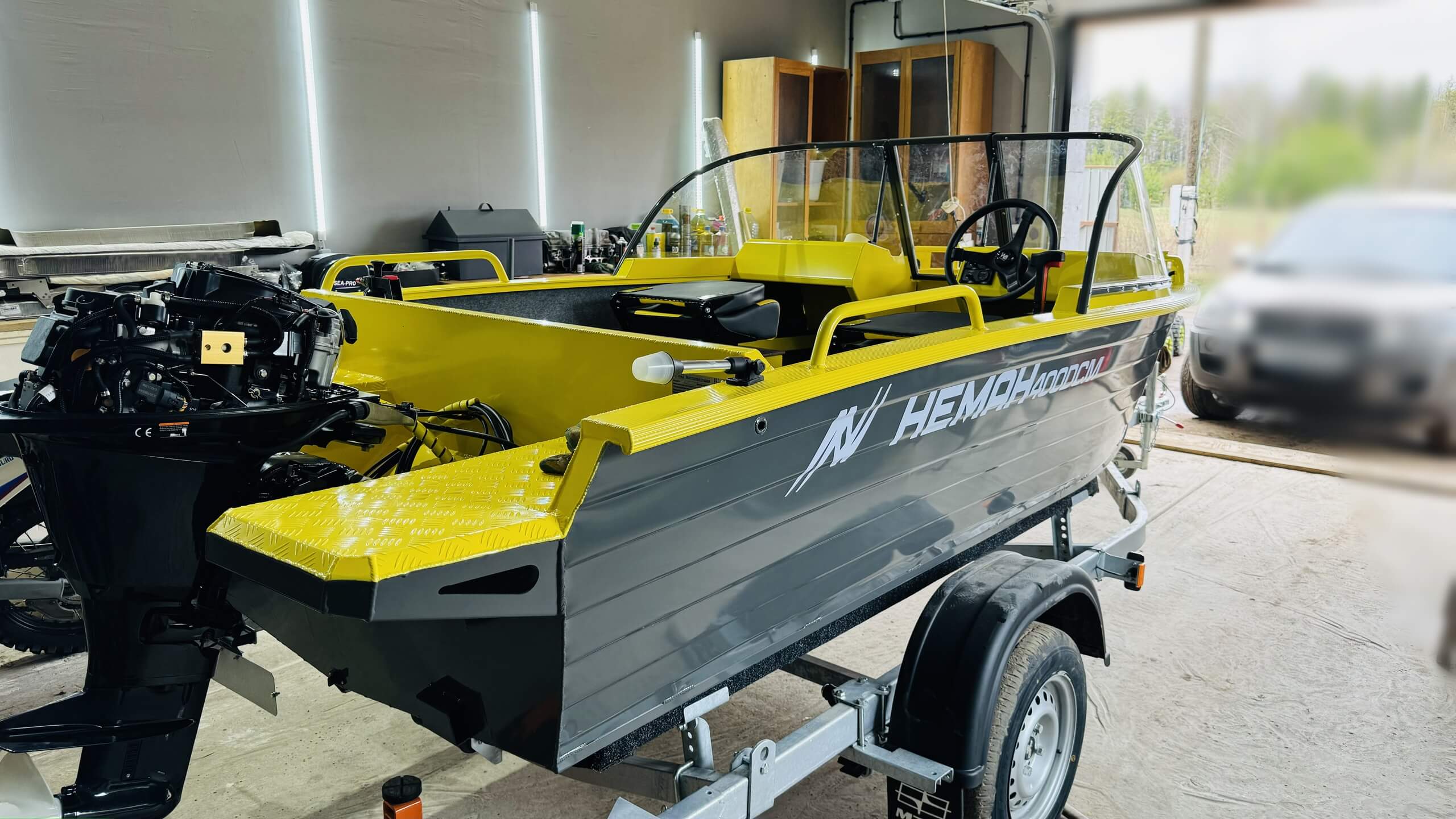 Тент на лодку Неман-400 DCM NEW