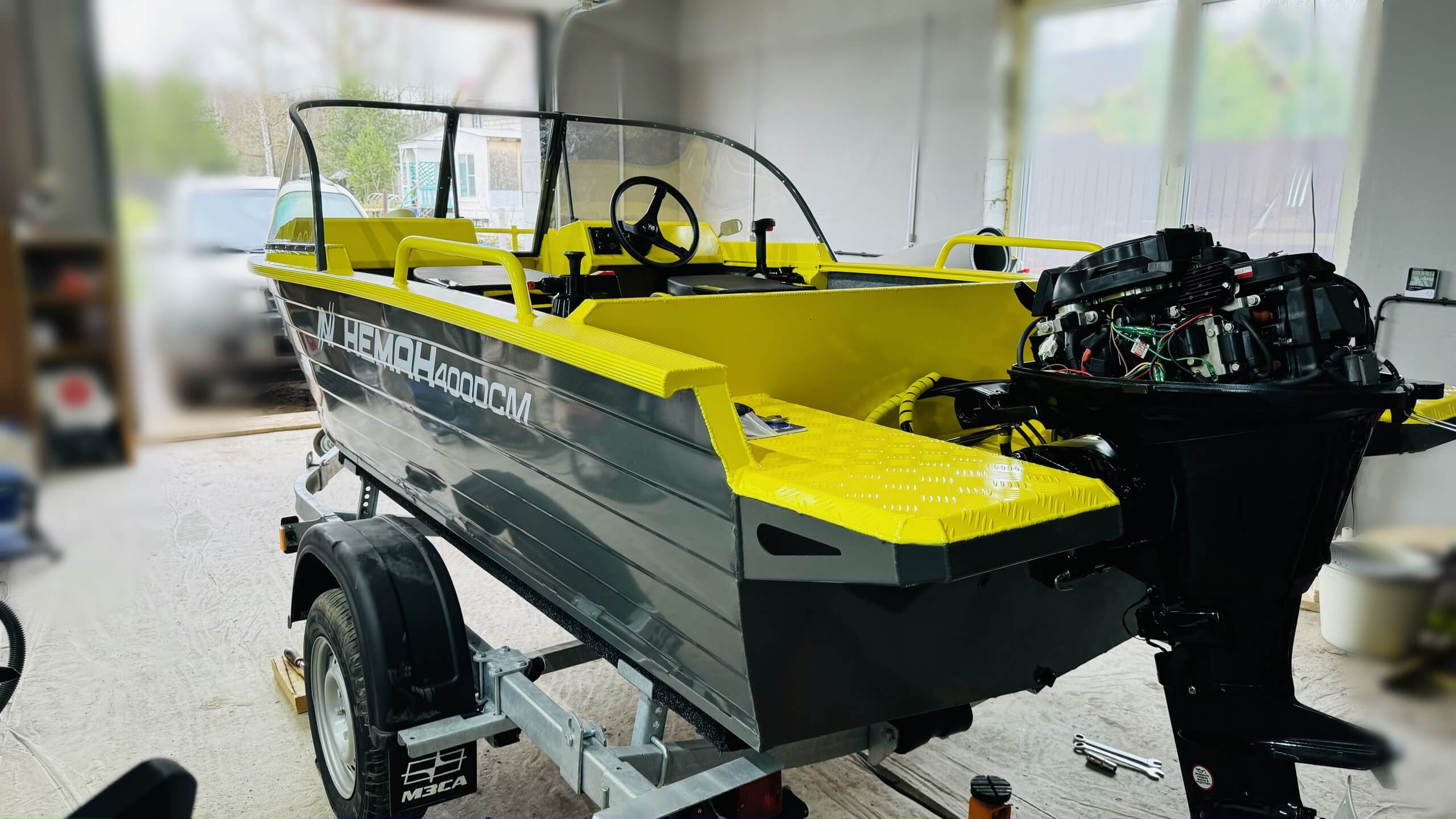 Тент на лодку Неман-400 DCM NEW