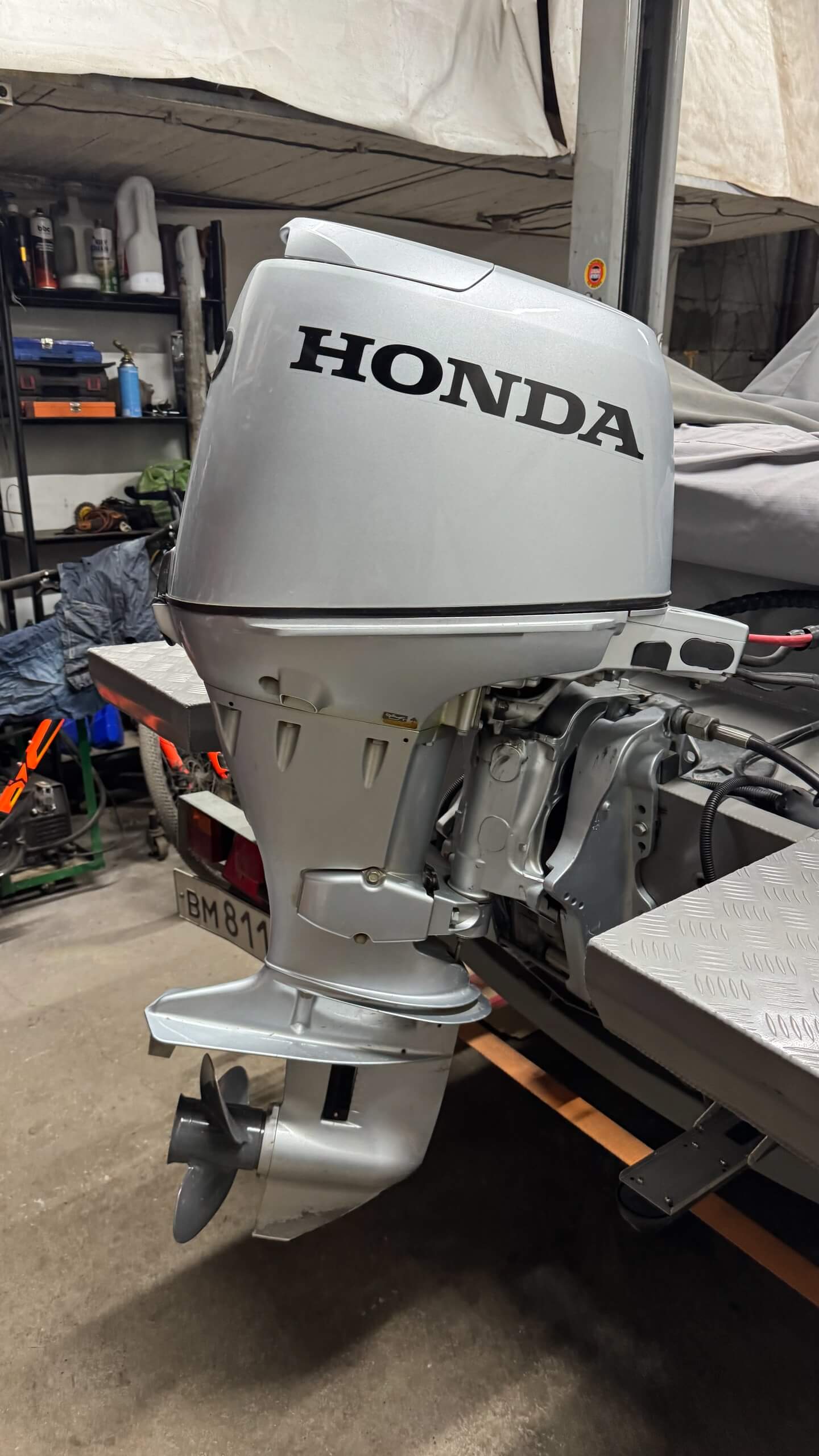 Чехол для мотора Honda BF 25-30 D (4т, S нога)