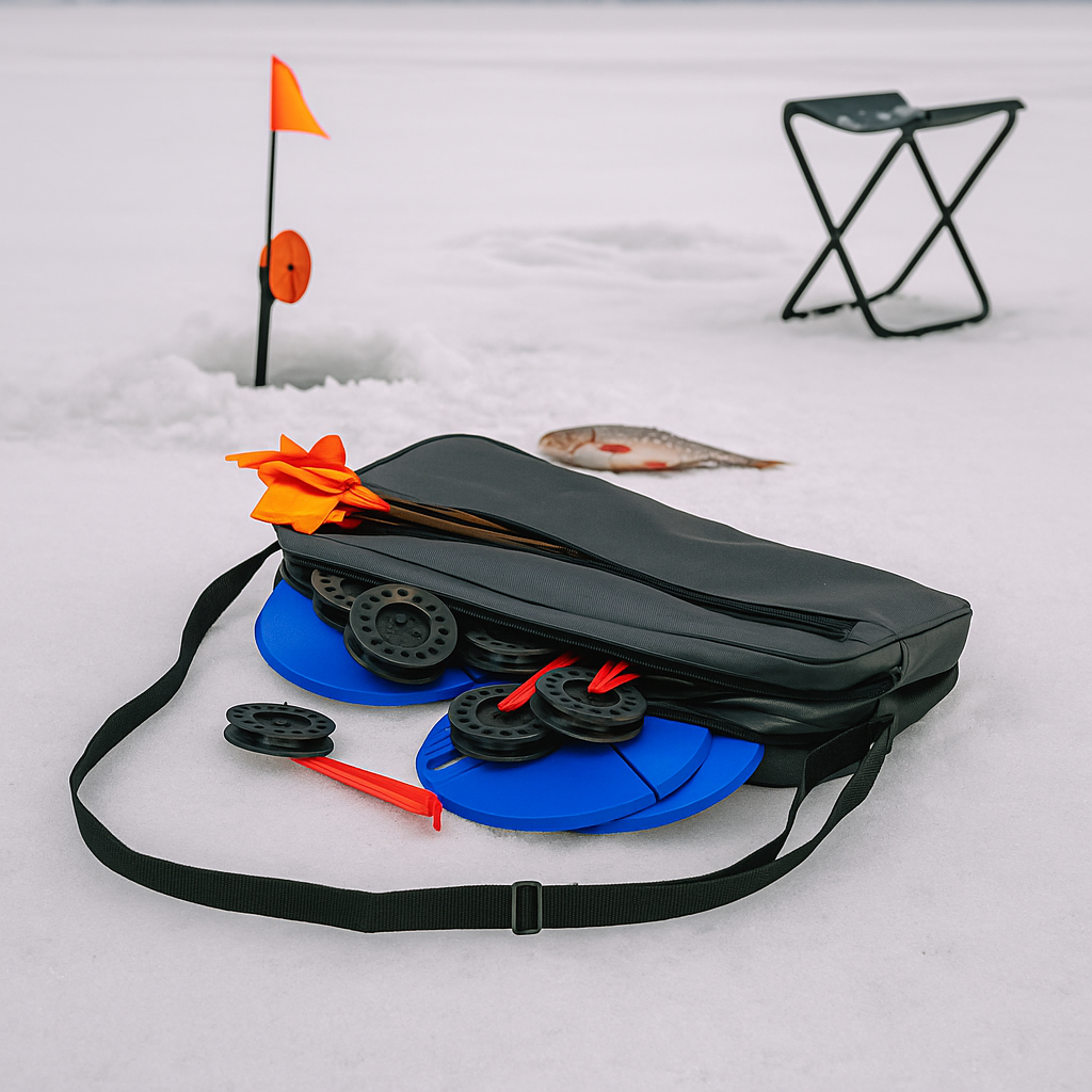 Сумка для жерлиц светло-серая