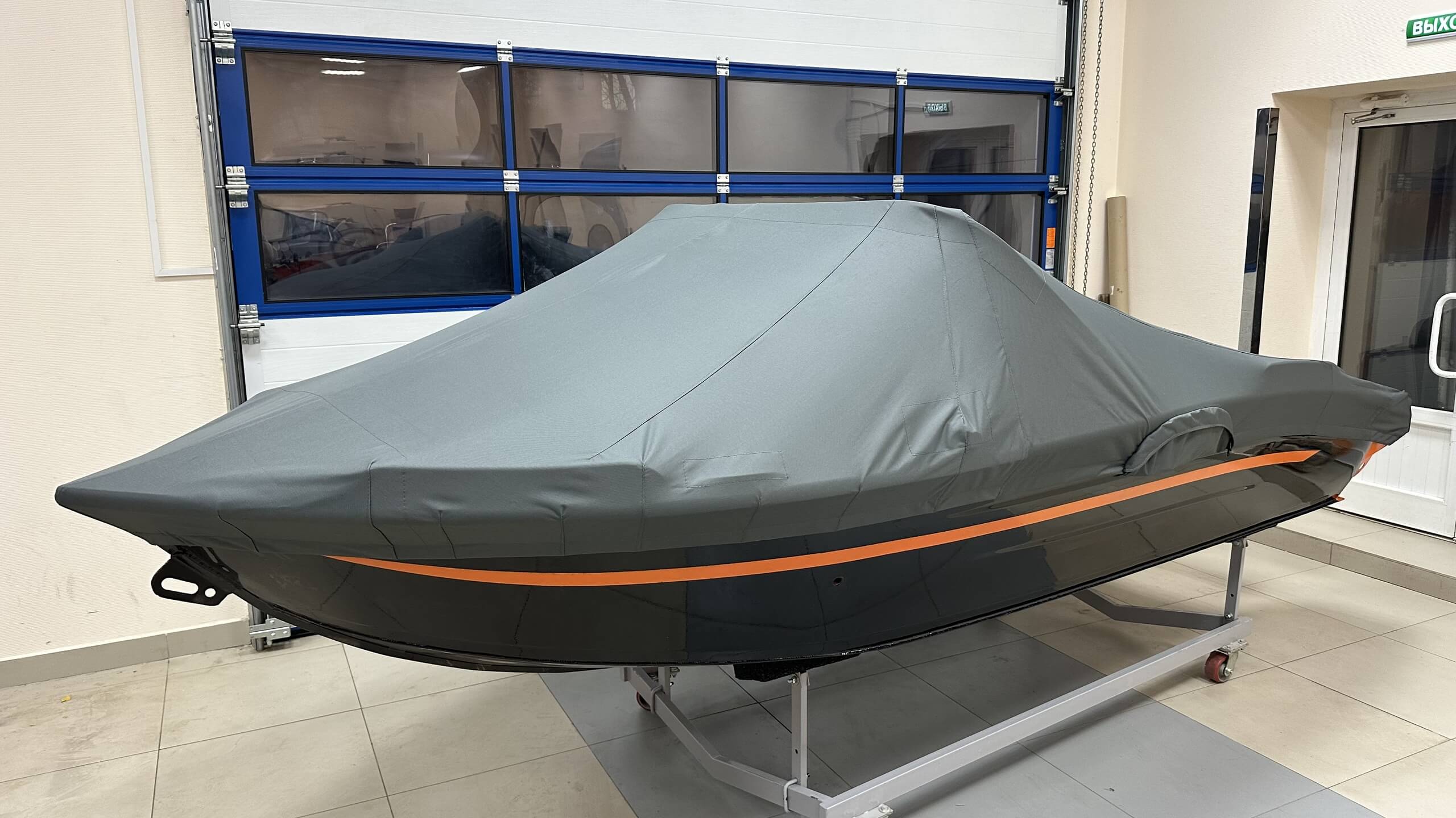 Тент на Aluton 390 Fish/DC (прямое стекло)