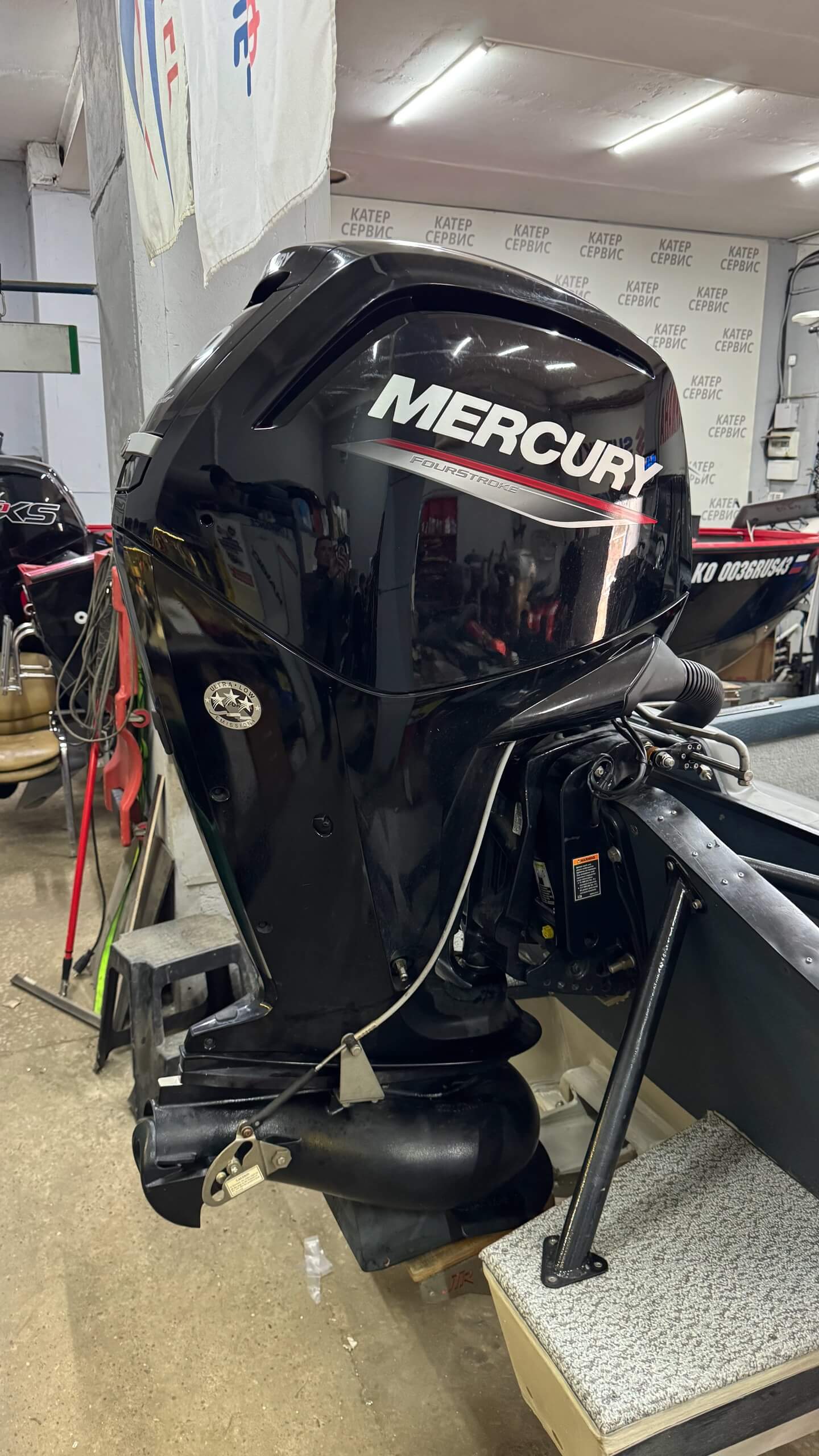 Чехол для мотора Mercury ME F 80/100/115 ELPT Jet EFI (4т) ВОДОМЕТ