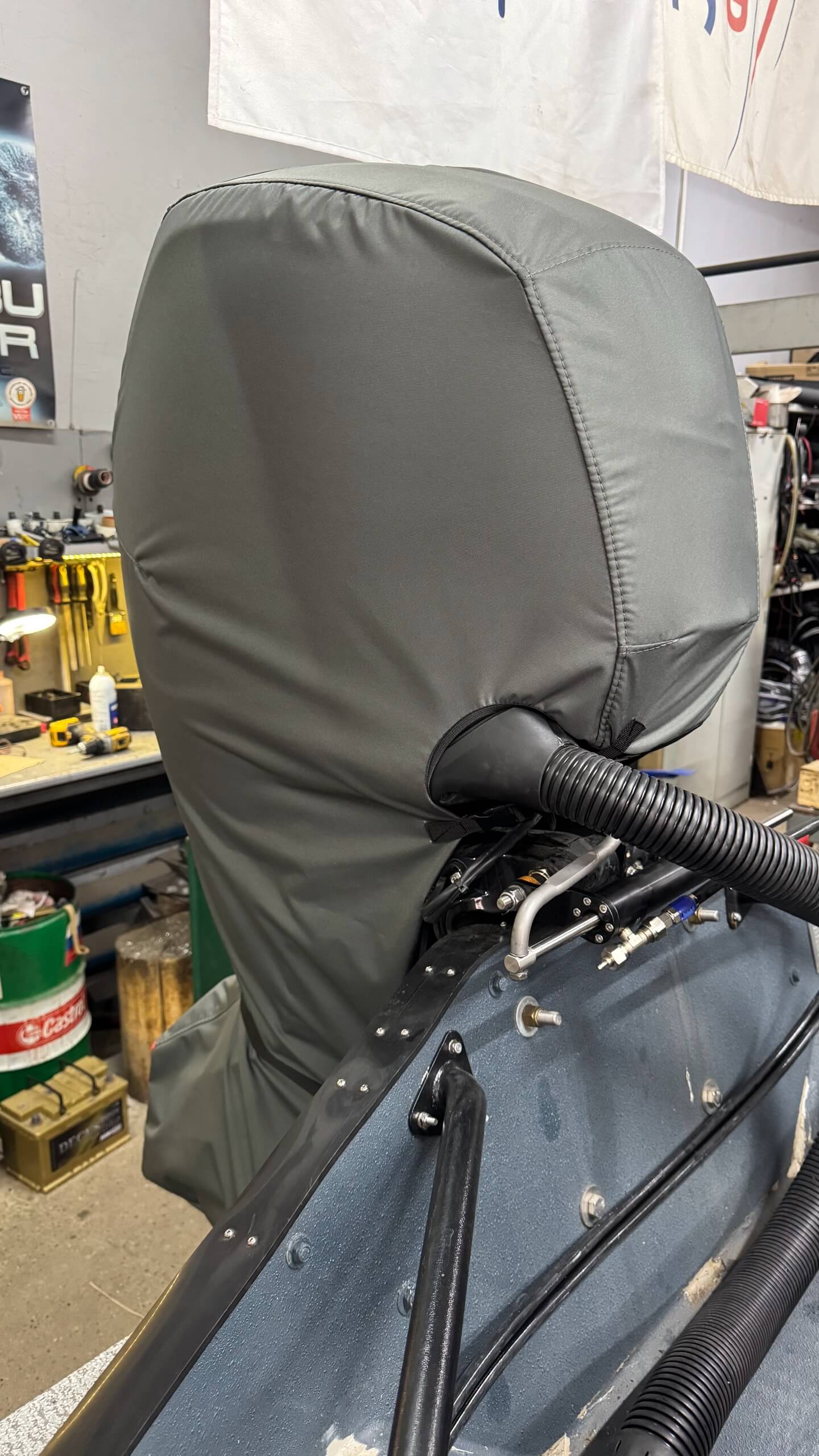 Чехол для мотора Mercury ME F 80/100/115 ELPT Jet EFI (4т) ВОДОМЕТ