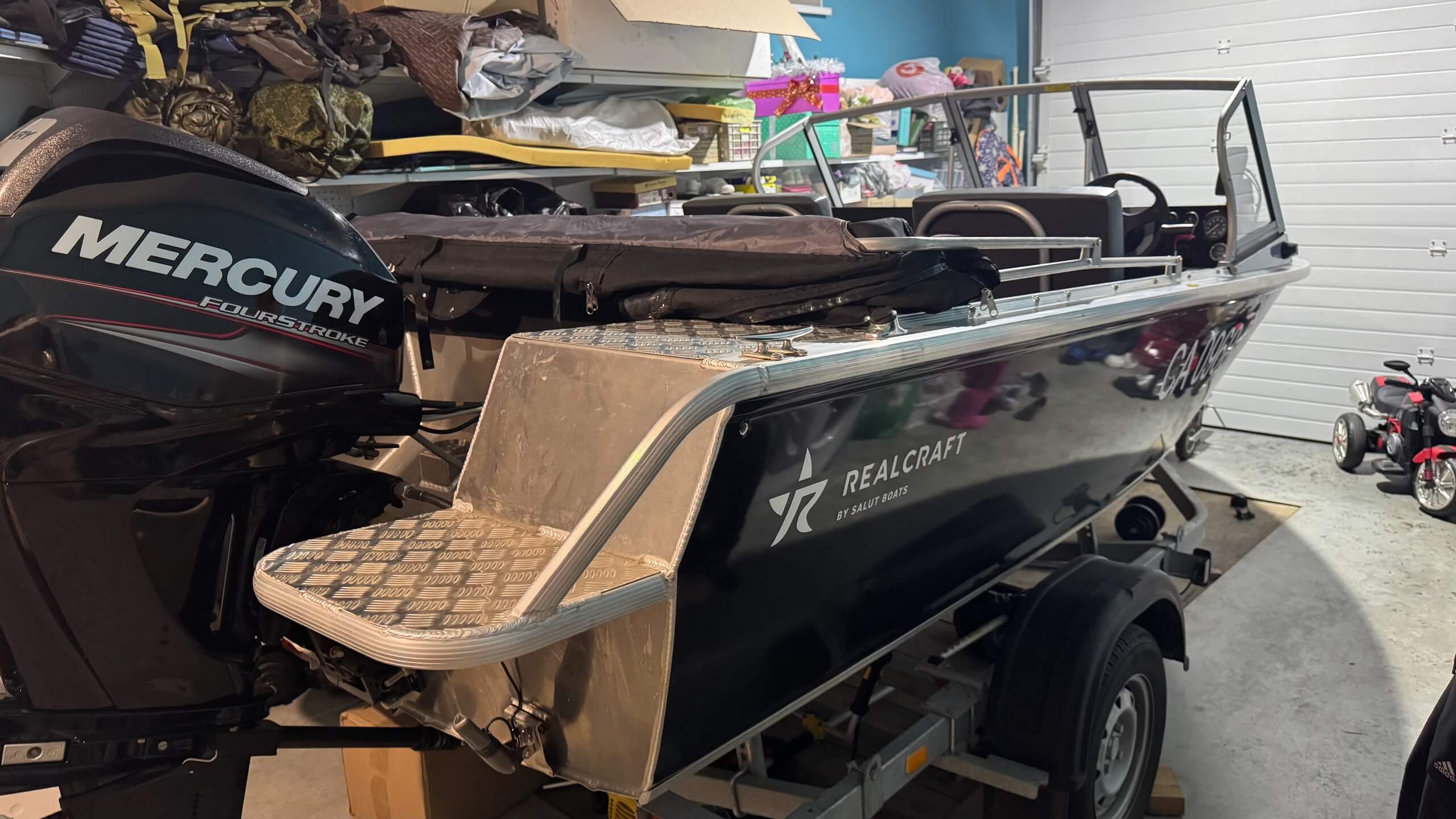 Тент на лодку Realcraft 440/Салют 440