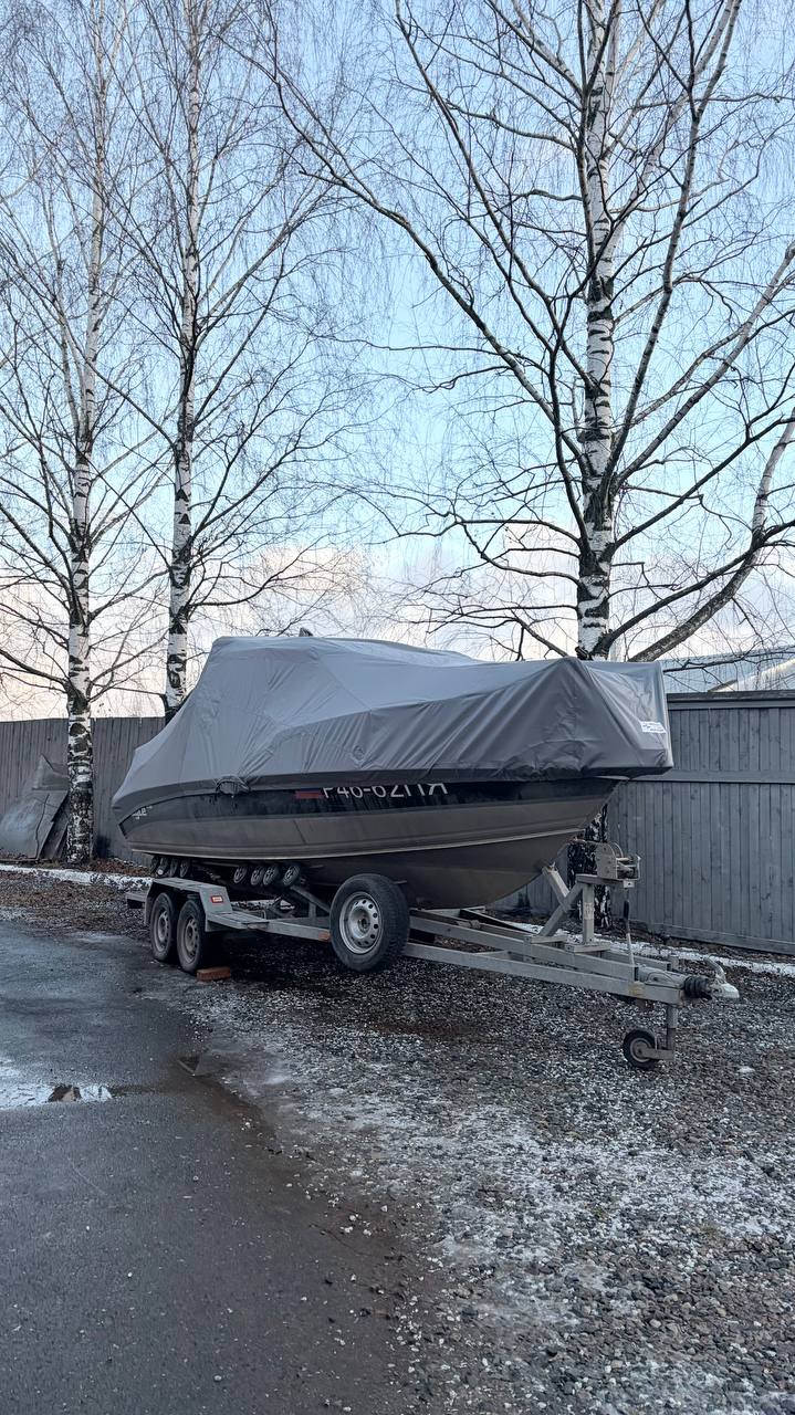 Тент из Rivertex на катер