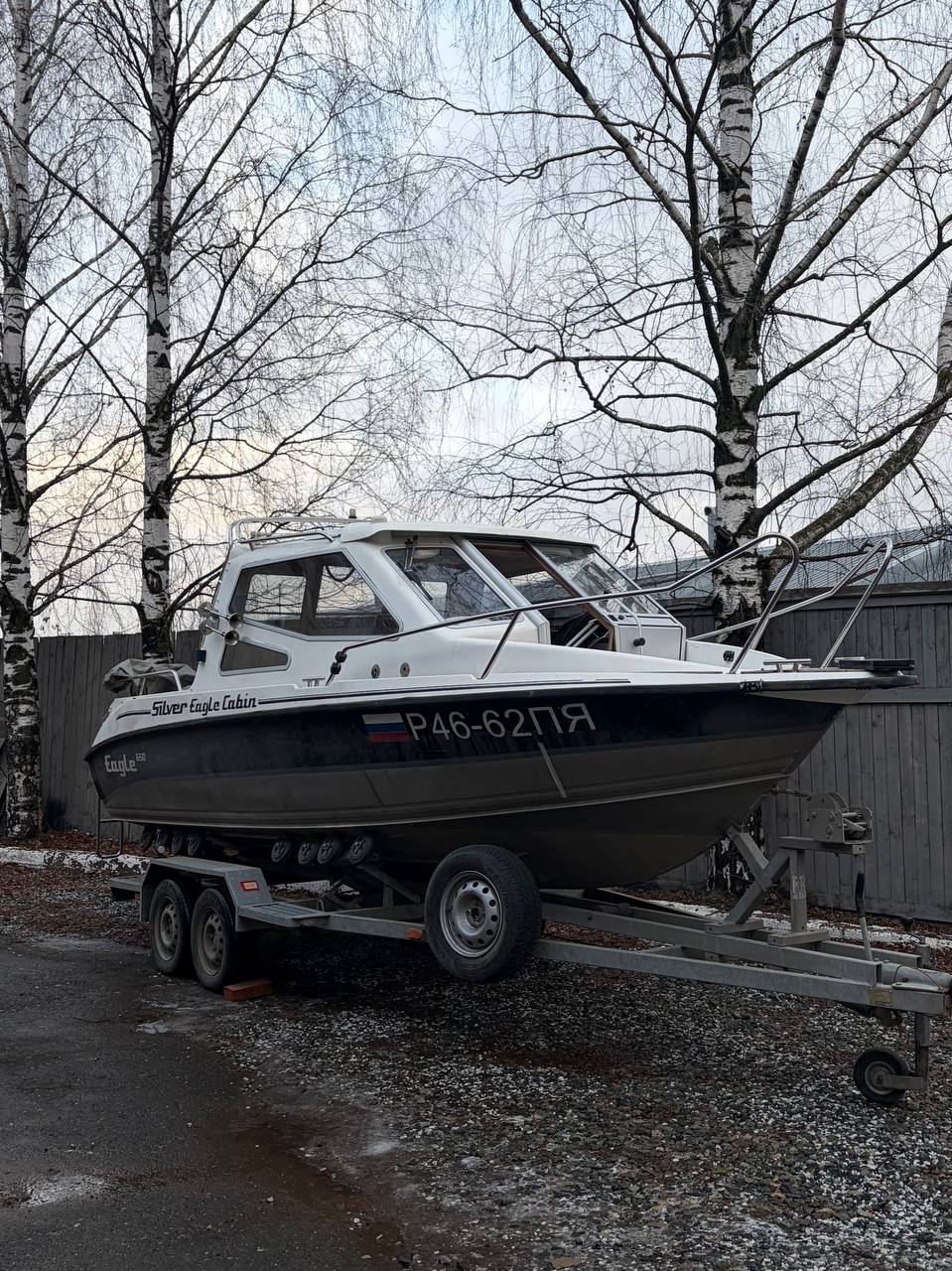 Тент из Rivertex на катер