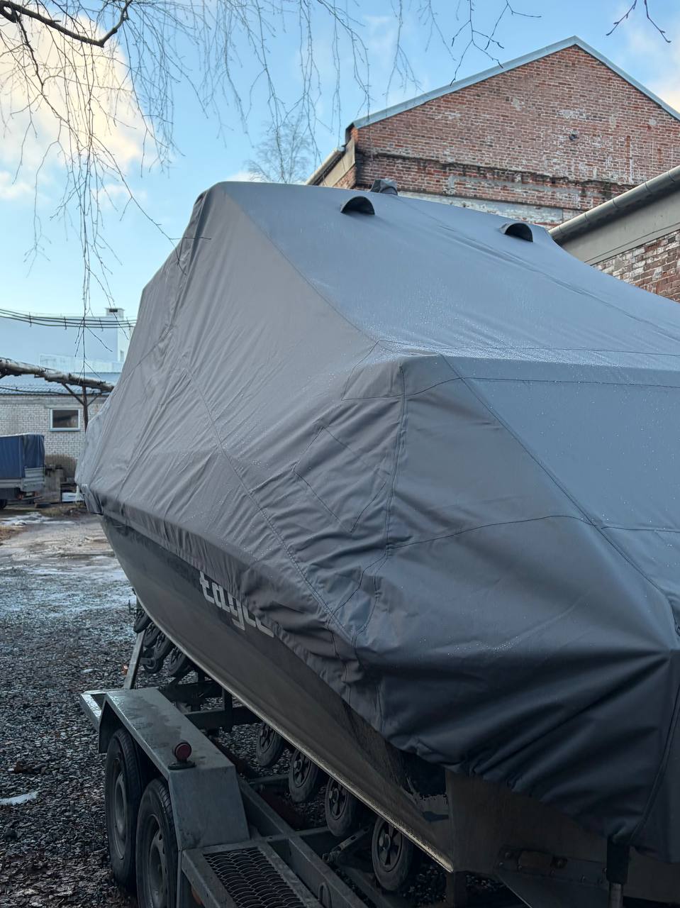 Тент из Rivertex на катер