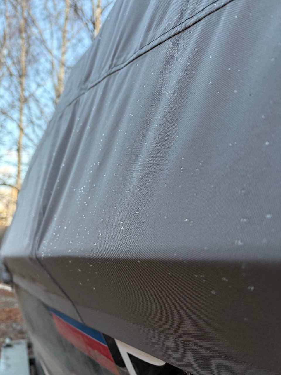 Тент из Rivertex на катер