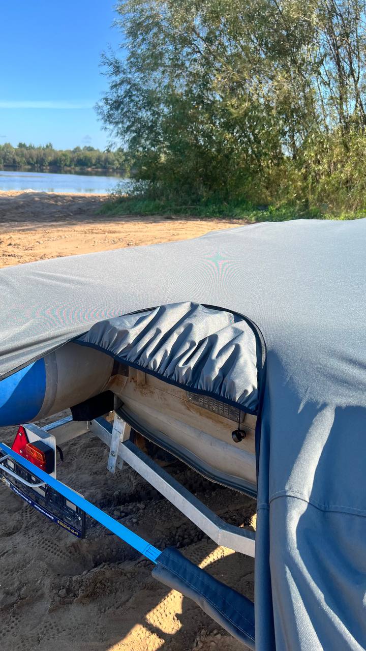 Тент на ПВХ лодку