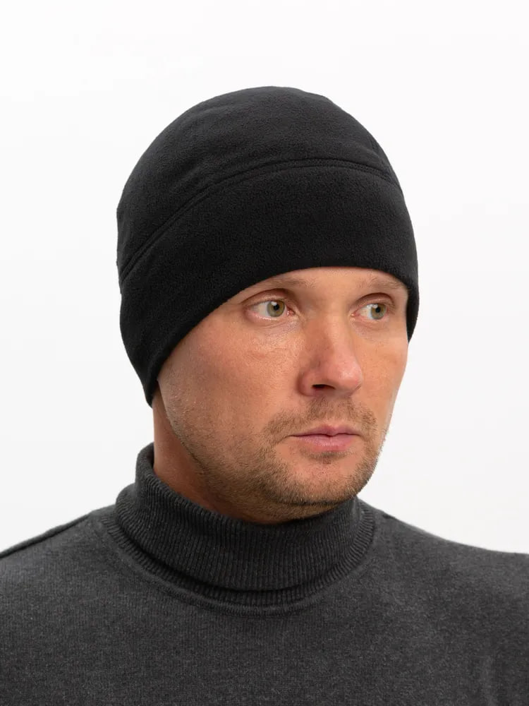 Двухслойная шапка из флиса