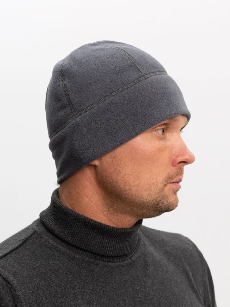 Двухслойная шапка из флиса
